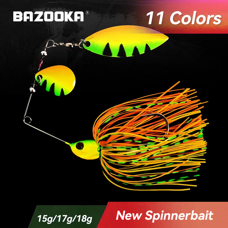 Fishing Lure Spinnerbait - Bazooka umpan pancing Spinnerbait 15g 18g
