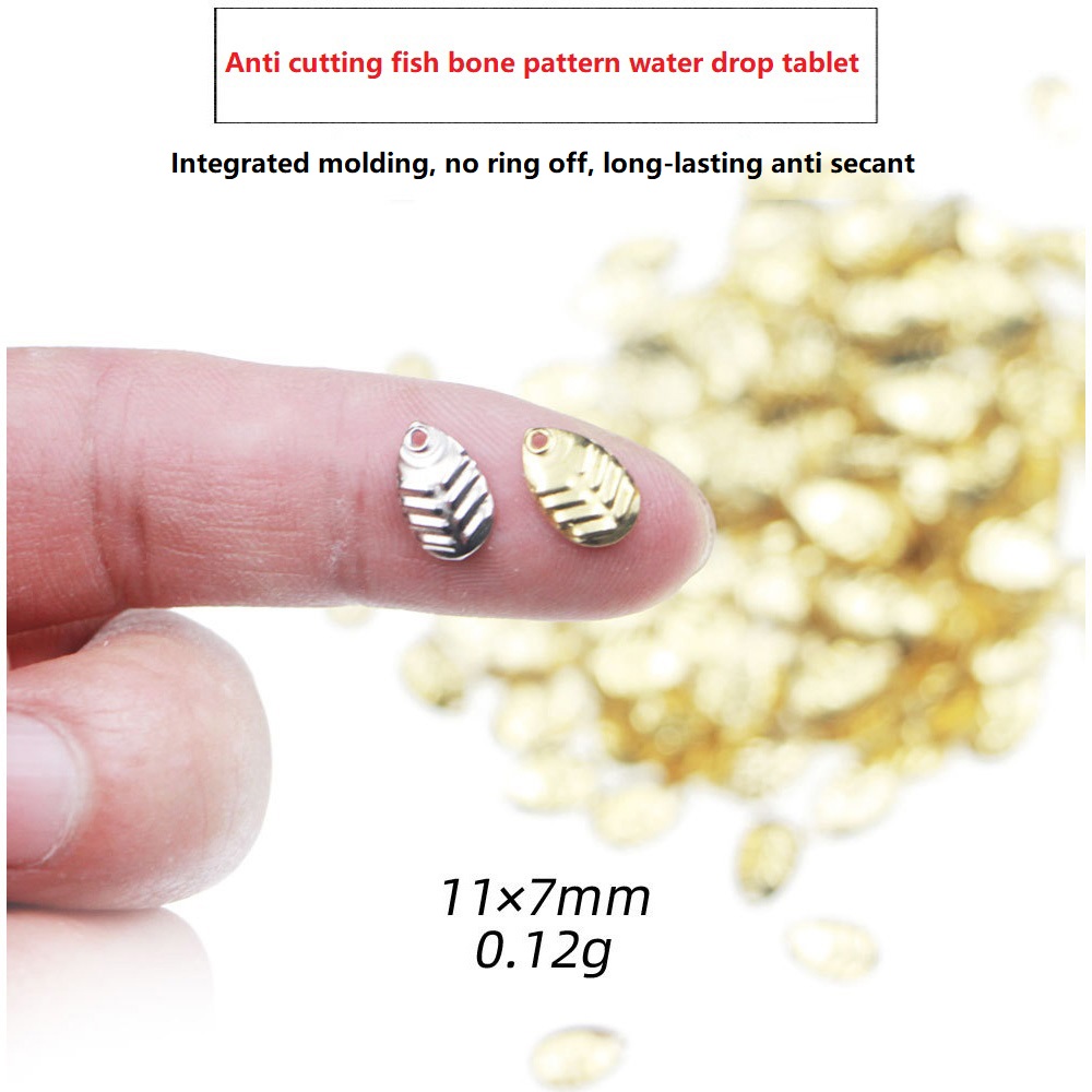 Fishing Lure Spinnerbait - 50 Buah/Lot DIY Memancing Spinner Cincin