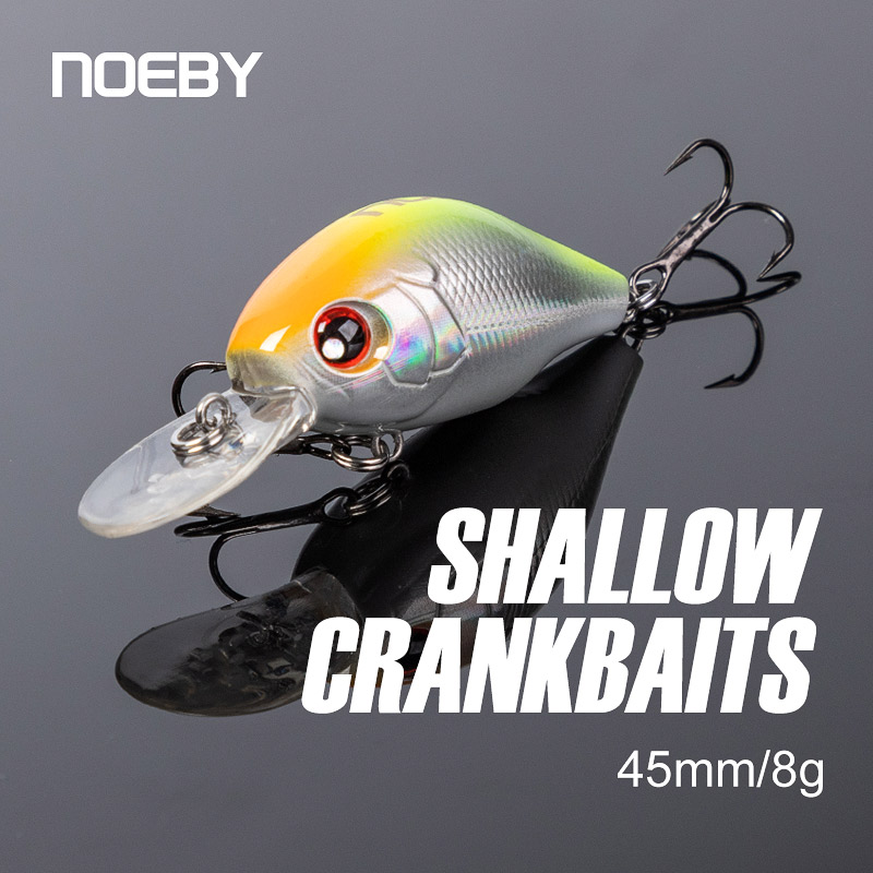 Fishing Lure Topwater - NOEBY umpan pancing Crankbaits 45mm 8g,