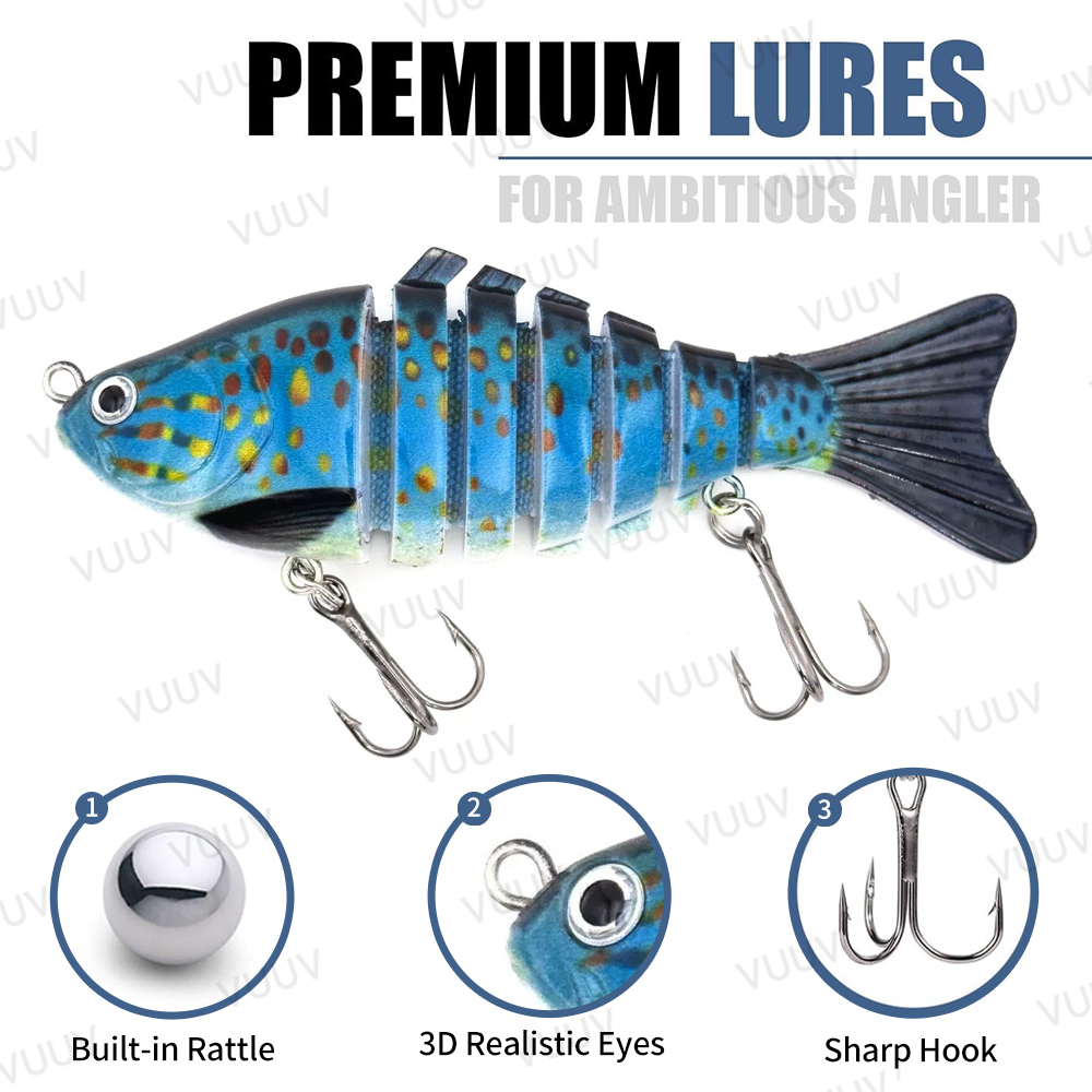 10 pcs Umpan Pancing Swimbait  - Fishing Lure Swimbait ulasan dan harga
