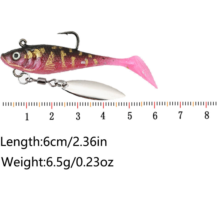 5PCS Umpan Lunak T-Tail Buatan - Fishing Lure Swimbait ulasan dan harga