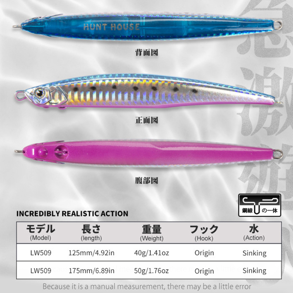 Umpan Pancing Hunthouse Jerk P - Fishing Lure Jerkbait ulasan dan harga
