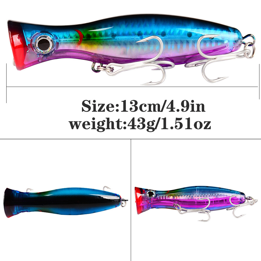PROBEROS 1 Buah 13Cm 43G Umpan - Fishing Lure Popper ulasan dan harga