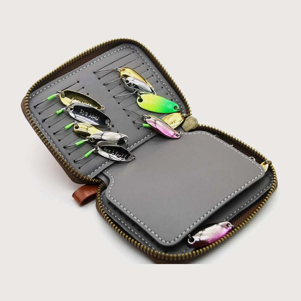 Tas Dompet Umpan Pancing Kulit - Fishing Lure Spinnerbait ulasan dan harga