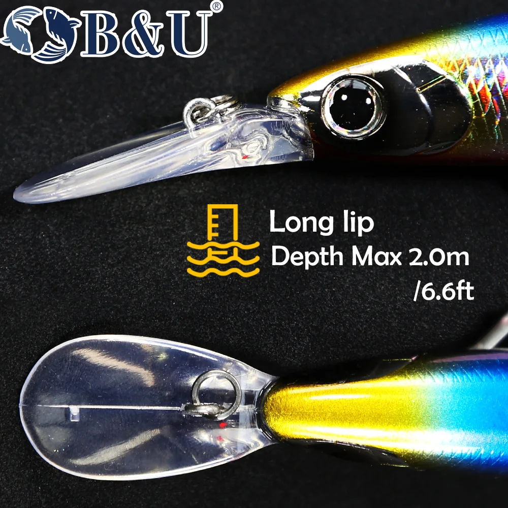 B & U umpan pancing laut 125mm - Fishing Lure Jerkbait ulasan dan harga